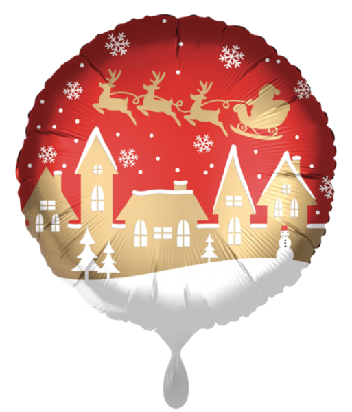 Folienballon - Santa Village - ø 43cm